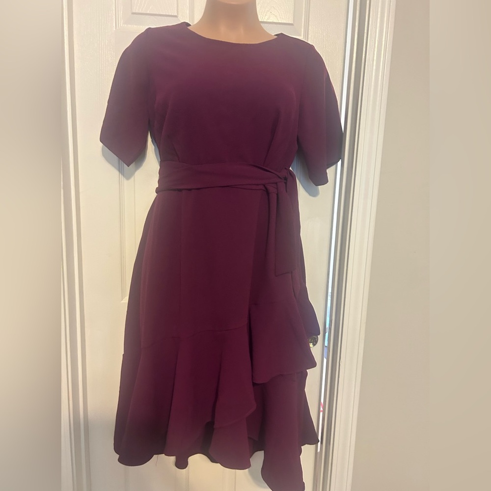 Elegant Purple Women's Dress